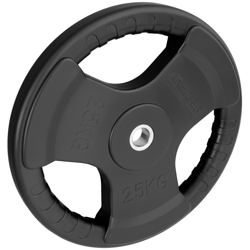 Disco Caucho Maximpro Masos C/Agarre 25kg