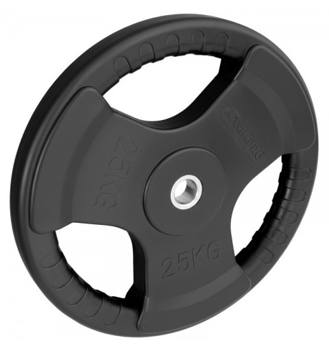 Disco Caucho Maximpro Masos C/Agarre 25kg