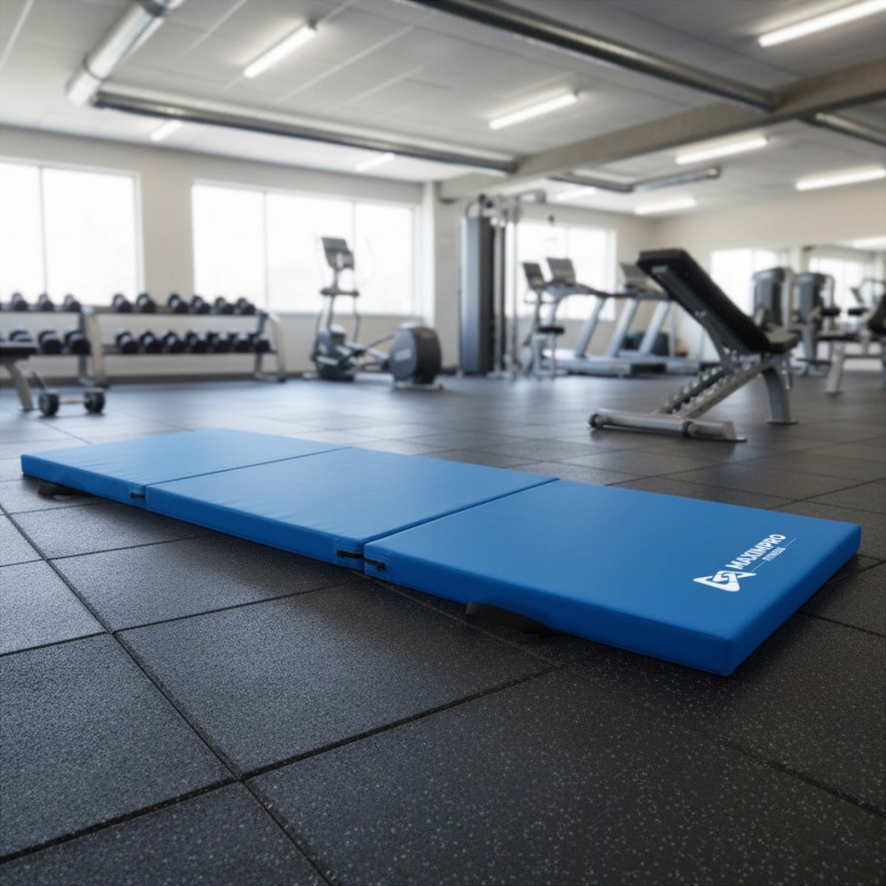 Colchoneta Plegable Maximpro Tula 5cm Azul