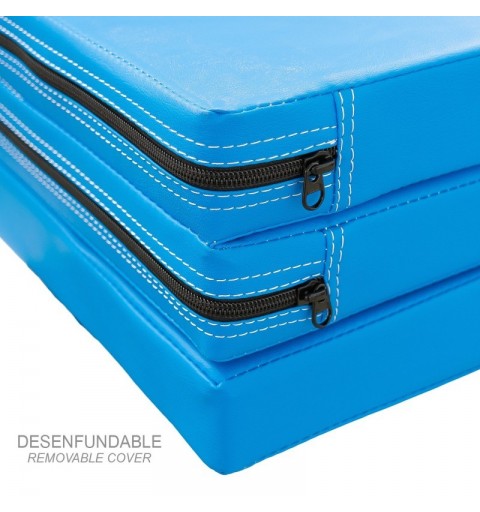 Colchoneta Plegable Maximpro Tula 5cm Azul