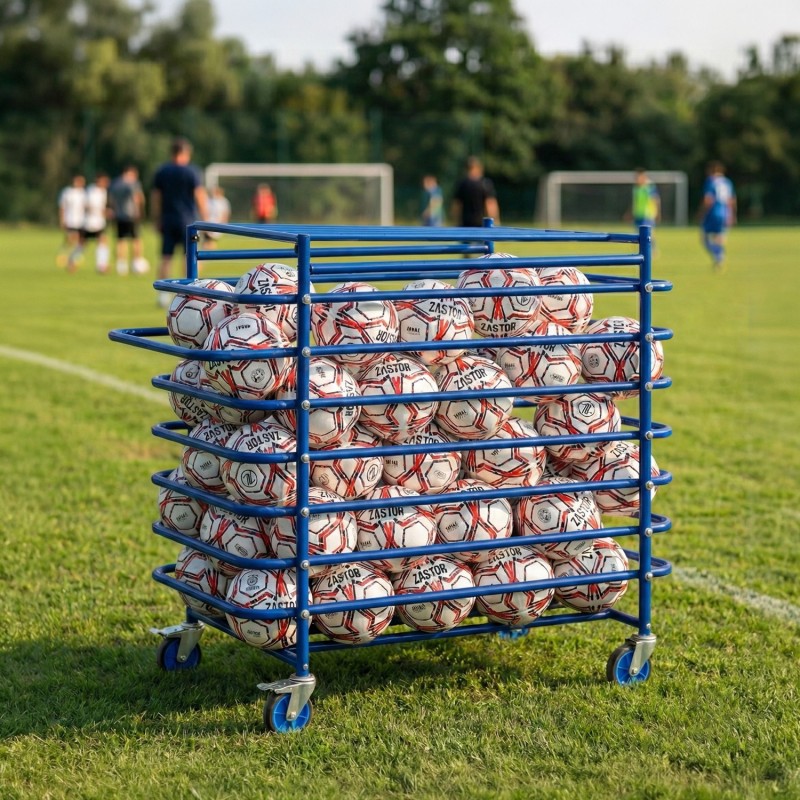 Carro Portabalones Zastor Botor Azul