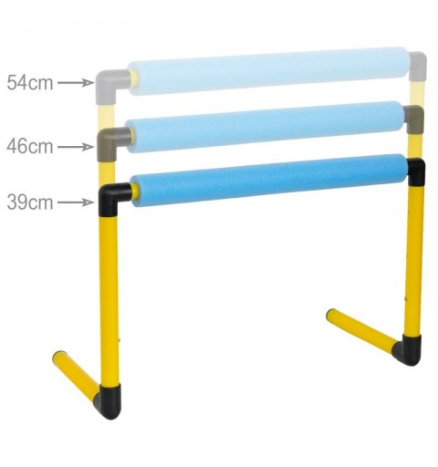 Set 6 Vallas Regulables Altura Zastor Altix Amarillo