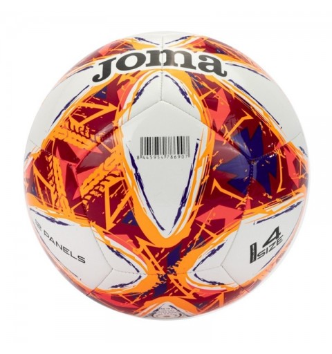 Pack 12 Balones Fútbol Joma Challenge III Blanco/Rojo T-4