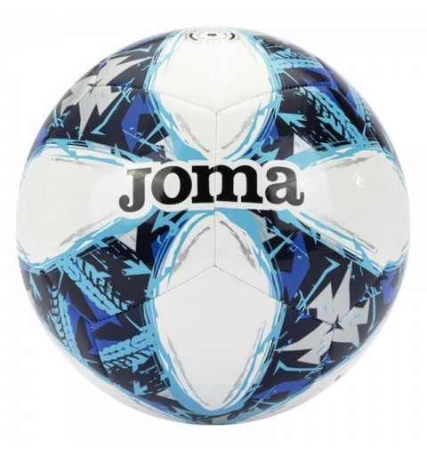 Pack 12 Balones Fútbol Joma Challenge III Blanco/Azul Royal T-5