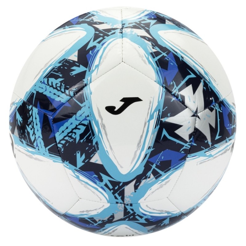 Pack 12 Balones Fútbol Joma Challenge III Blanco/Azul Royal T-5