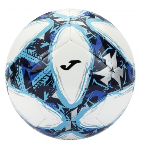 Pack 12 Balones Fútbol Joma Challenge III Blanco/Azul Royal T-5