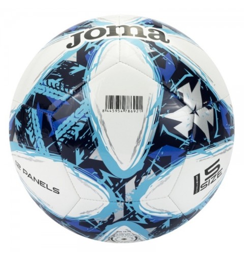 Pack 12 Balones Fútbol Joma Challenge III Blanco/Azul Royal T-5