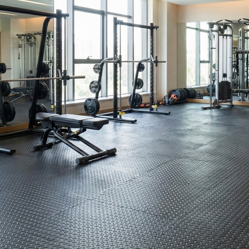 Pack 4 Losetas Suelo Eva 12mm Maximpro Grond Negro