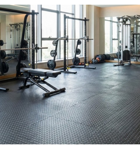 Pack 4 Losetas Suelo Eva 12mm Maximpro Grond Negro