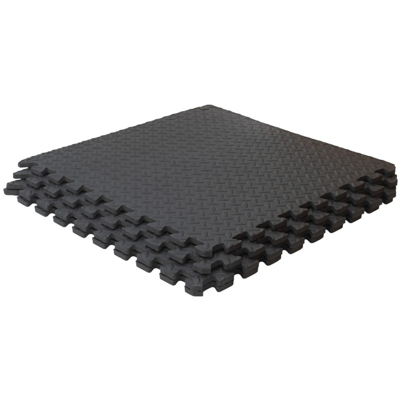 Pack 4 Losetas Suelo Eva 12mm Maximpro Grond Negro