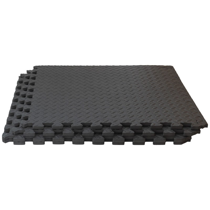Pack 4 Losetas Suelo Eva 12mm Maximpro Grond Negro