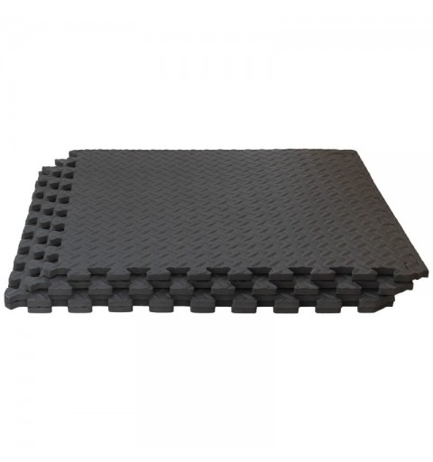 Pack 4 Losetas Suelo Eva 12mm Maximpro Grond Negro