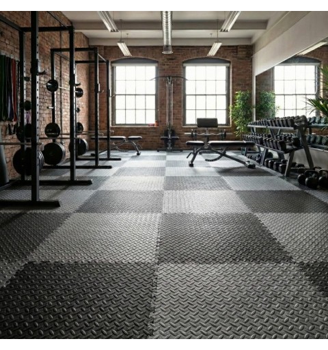 Pack 4 Losetas Suelo Eva 20mm Maximpro Stalux Negro