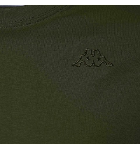 Camiseta Kappa Cafers Slim Verde Caqui
