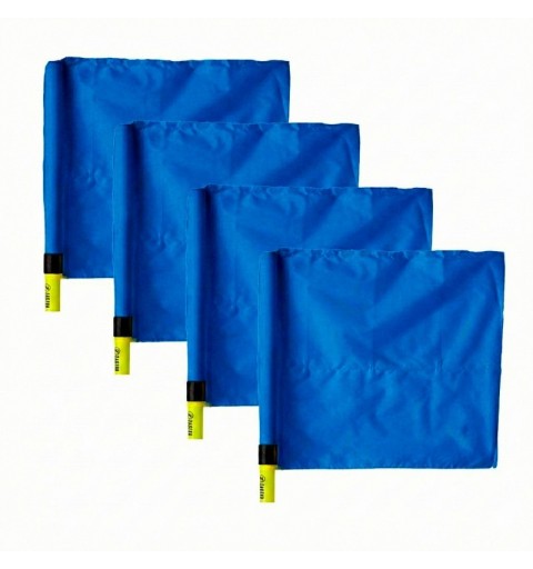 Set 4 Banderas Repuesto Zastor Drap Banderín Azul
