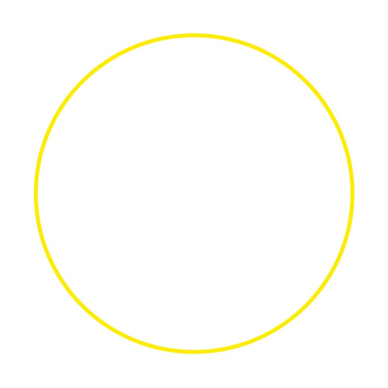 Aro gimnasia rítmica amarillo