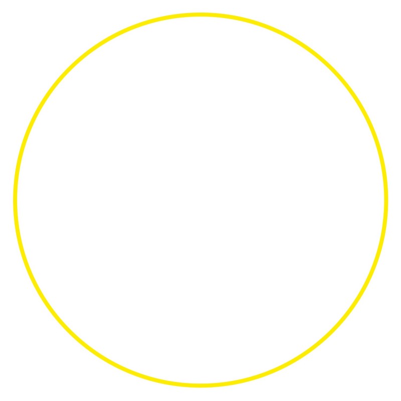 Aro gimnasia rítmica amarillo