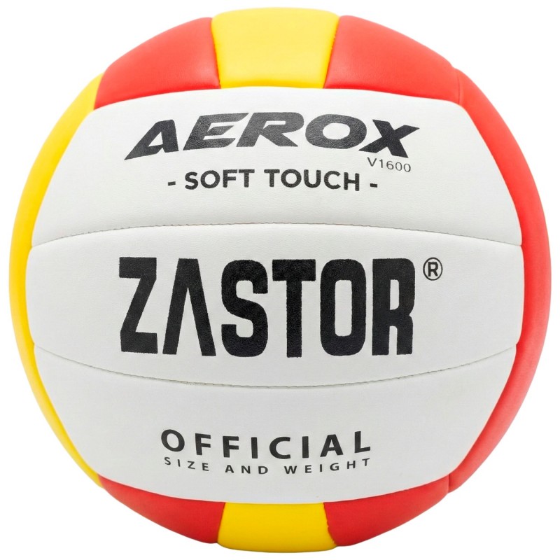 Balón Voleibol Zastor Aerox Yellow/Red T-5