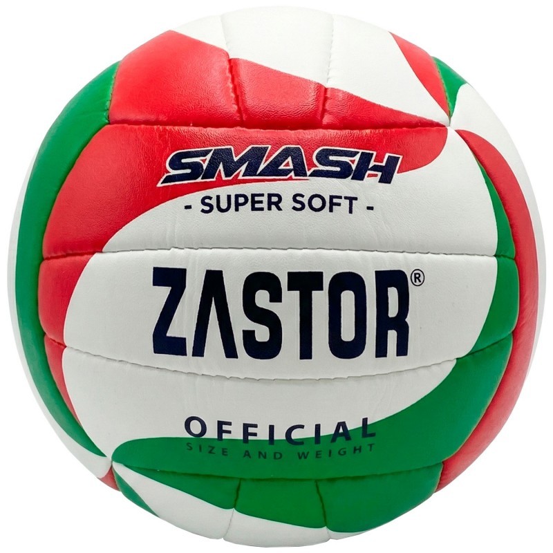 Balón Voleibol Zastor Smash Green/Red T-5