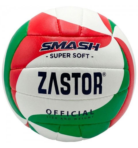 Balón Voleibol Zastor Smash Green/Red T-5