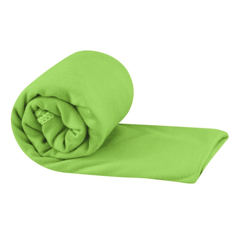 Toalla verde de microfibra