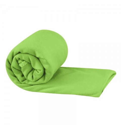 Toalla verde de microfibra