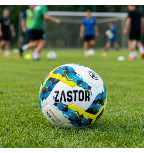 Balón Fútbol Zastor Nitro White/Blue/Yellow T-4