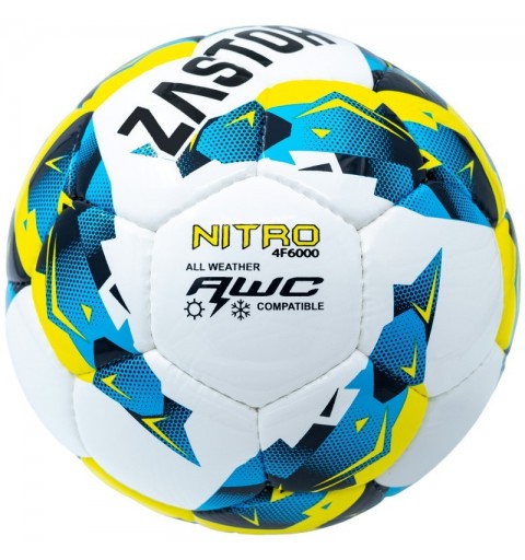 Balón Fútbol Zastor Nitro White/Blue/Yellow T-4