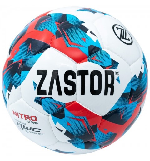 Balón Fútbol Zastor Nitro White/Blue/Red T-5