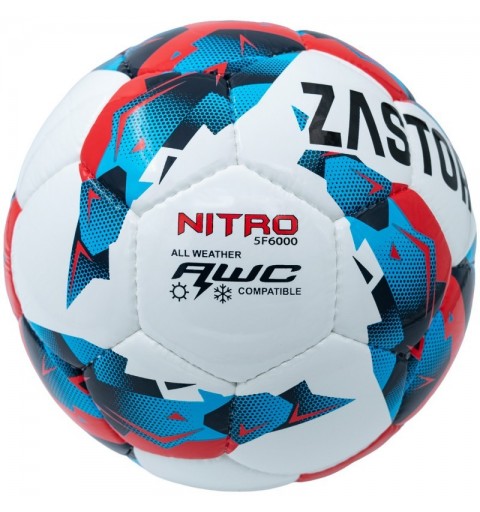 Balón Fútbol Zastor Nitro White/Blue/Red T-5