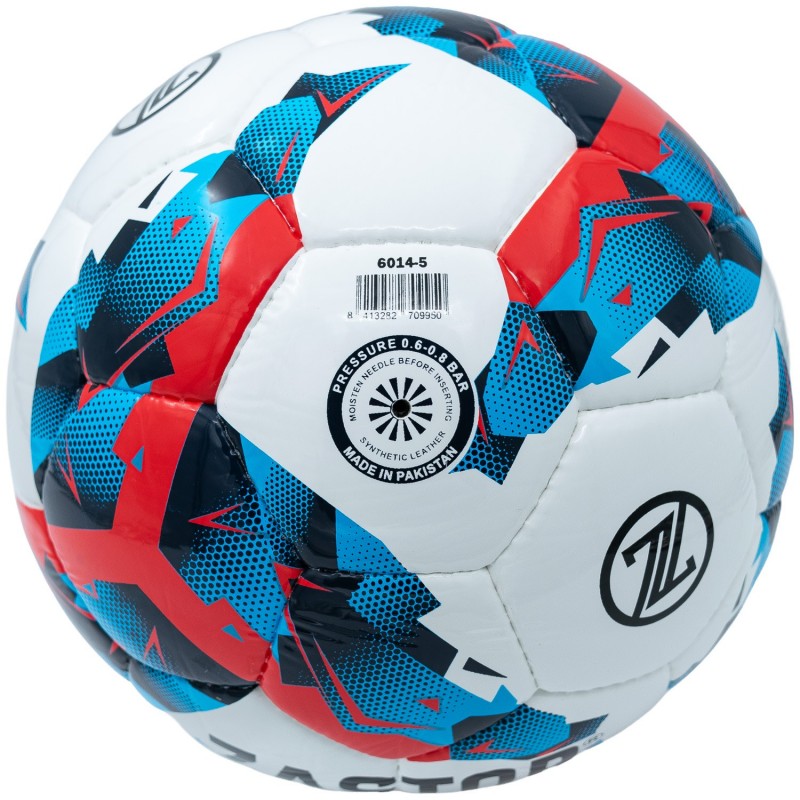 Balón Fútbol Zastor Nitro White/Blue/Red T-5