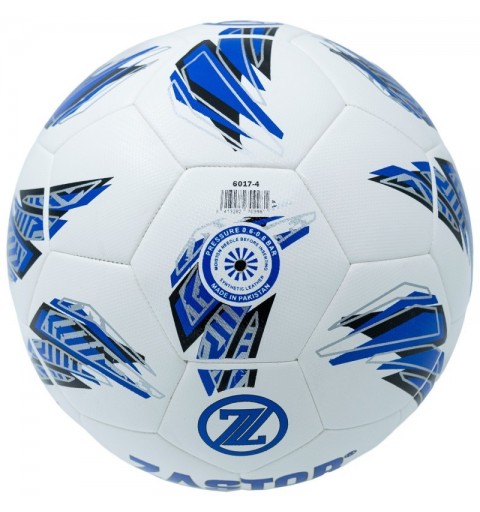 Balón Fútbol Zastor Venom White/Blue T-4