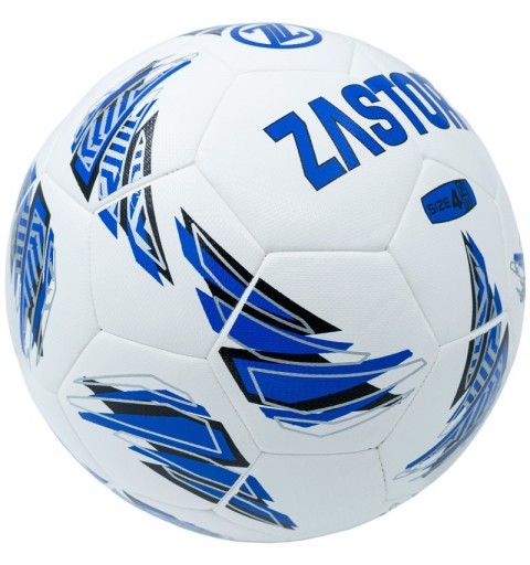 Balón Fútbol Zastor Venom White/Blue T-4