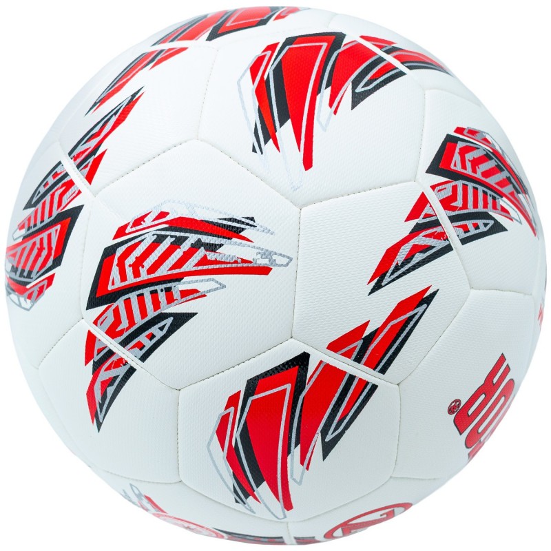 Balón Fútbol Zastor Venom White/Red T-5