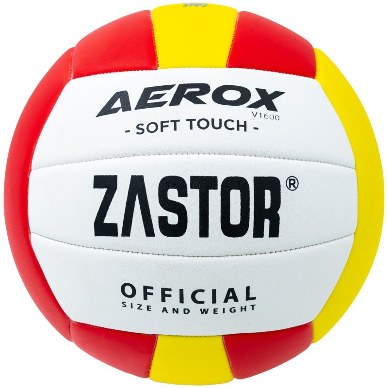 Balón Voleibol Zastor Aerox Yellow/Red T-5
