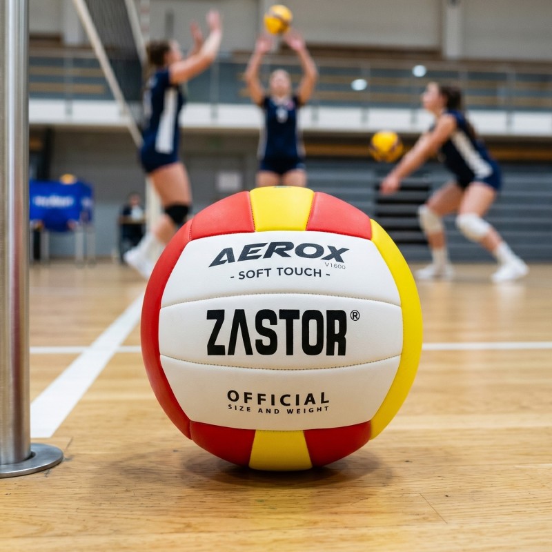 Balón Voleibol Zastor Aerox Yellow/Red T-5
