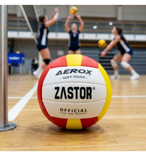Balón Voleibol Zastor Aerox Yellow/Red T-5