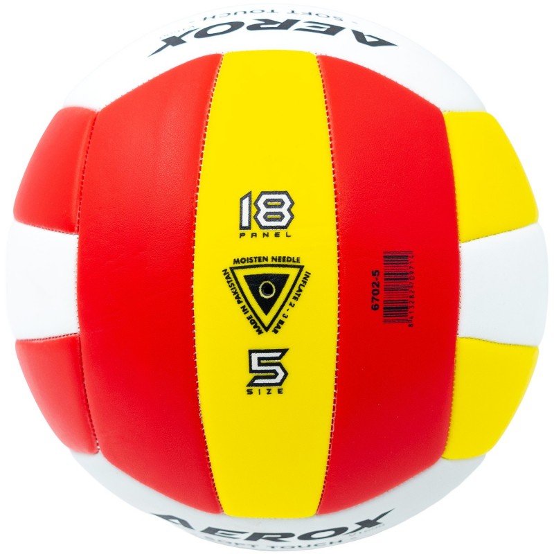 Balón Voleibol Zastor Aerox Yellow/Red T-5