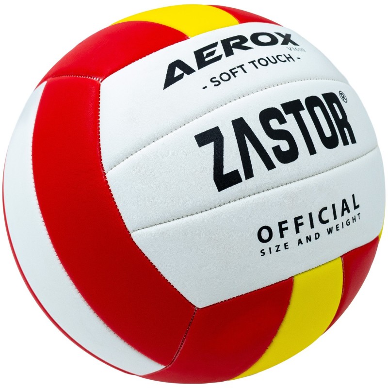 Balón Voleibol Zastor Aerox Yellow/Red T-5