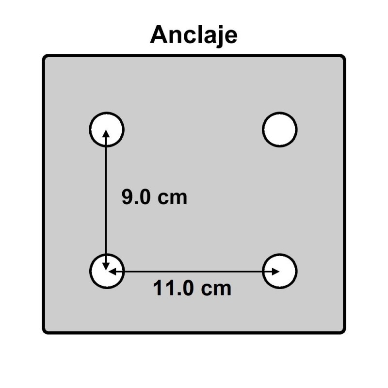 anclaje aro basculante