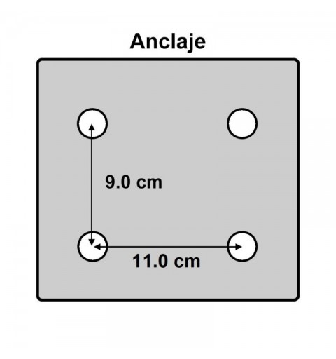 anclaje aro basculante
