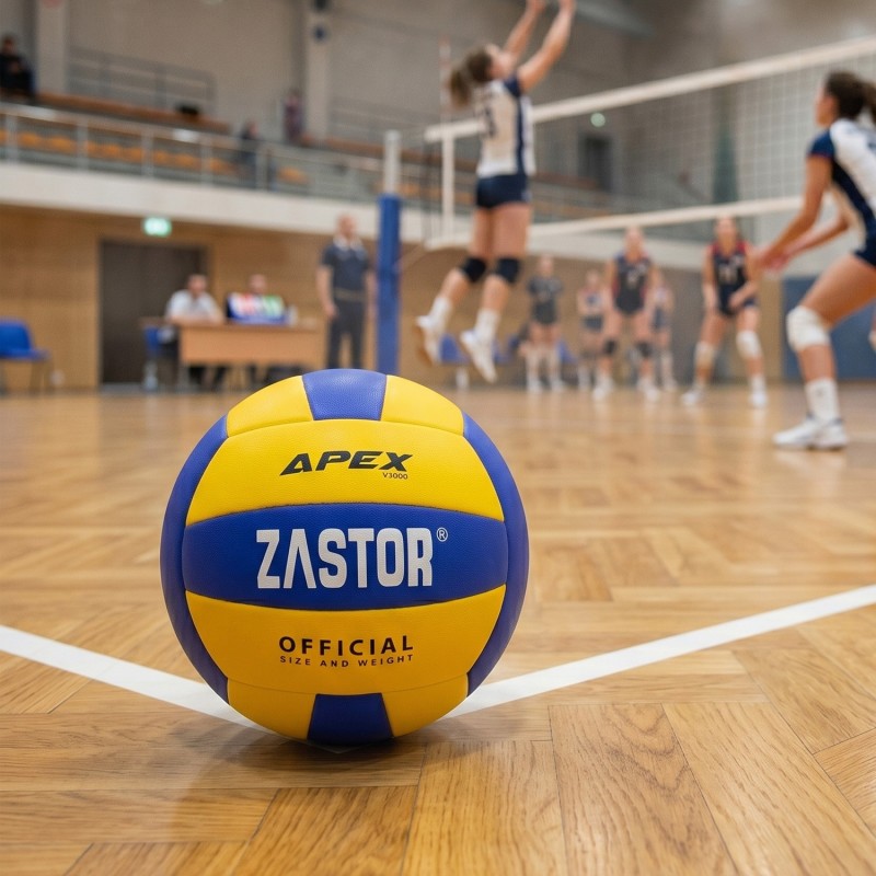 Balón Voleibol Zastor Apex Yellow/Blue T-5