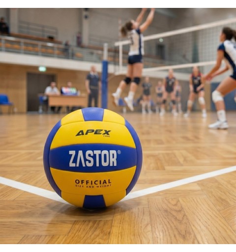 Balón Voleibol Zastor Apex Yellow/Blue T-5