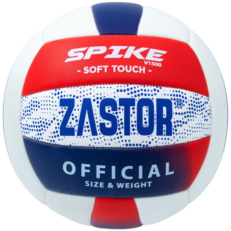 Balón Voleibol Zastor Spike 4V1500 Rojo/Azul T-4