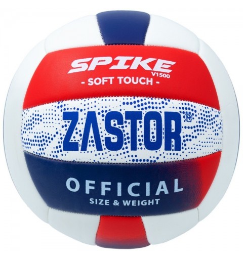 Balón Voleibol Zastor Spike 4V1500 Rojo/Azul T-4