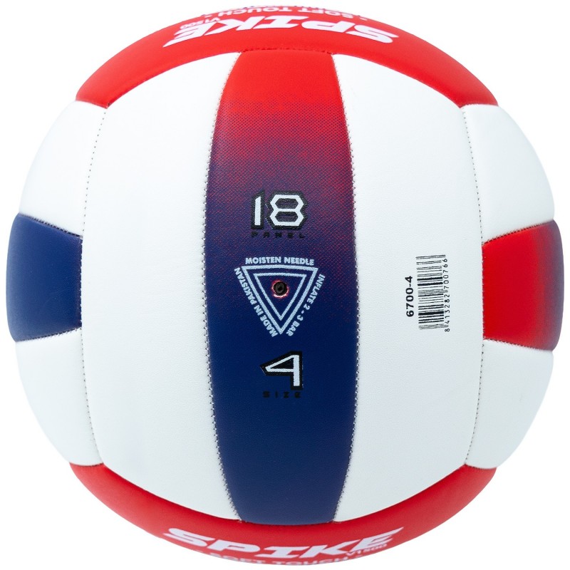 Balón Voleibol Zastor Spike 4V1500 Rojo/Azul T-4