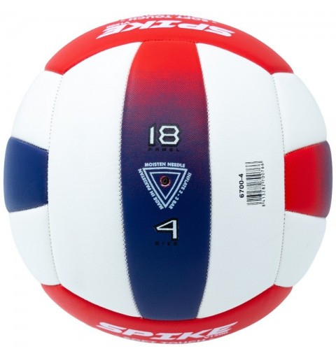 Balón Voleibol Zastor Spike 4V1500 Rojo/Azul T-4