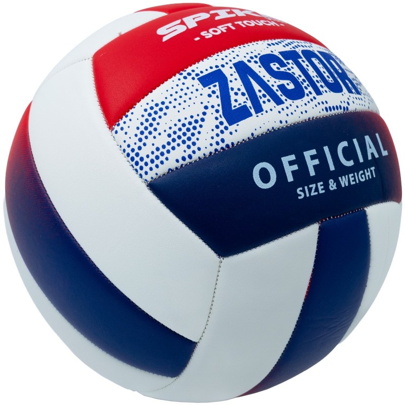 Balón Voleibol Zastor Spike 4V1500 Rojo/Azul T-4