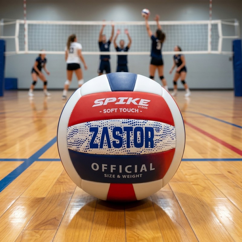 Pack 12 Balones Voleibol Zastor Spike 4V1500 Rojo/Azul T-4