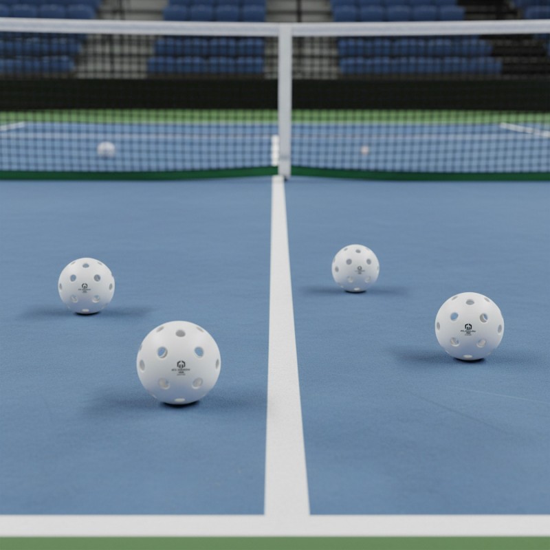 pelotas amarillas pickleball